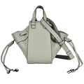 Compact Hammock bag in classic calfskin Grey - EliteLux Outlet