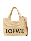 Mini BAG Font tote in raffia - EliteLux Outlet