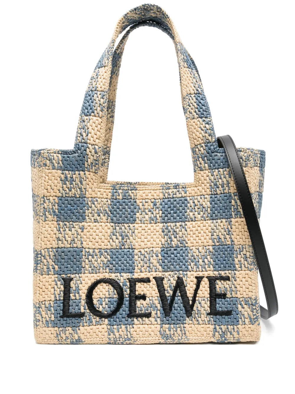 Raffia Font Tote Bag
