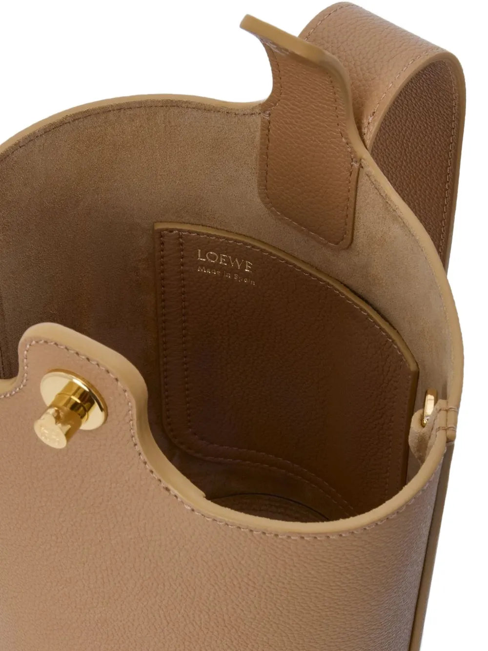 Mini Pebble Bucket Bag - Oak