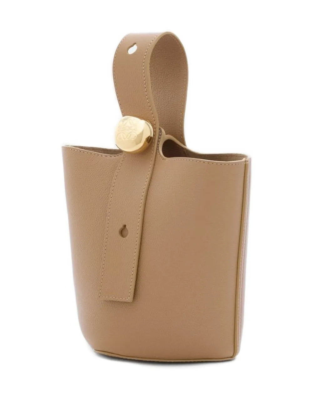 Mini Pebble Bucket Bag - Oak