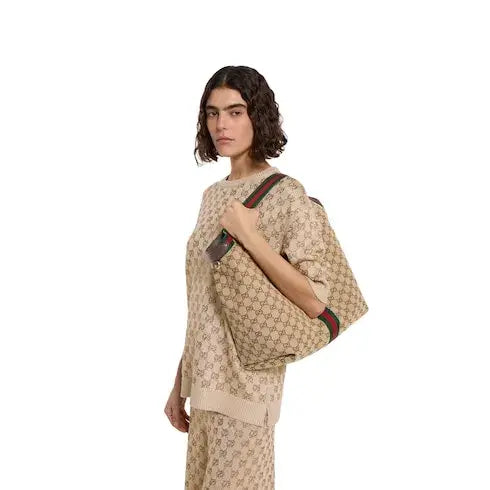 Large Woven Tote Bag
