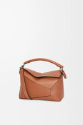 Small Puzzle Edge Bag - Oak