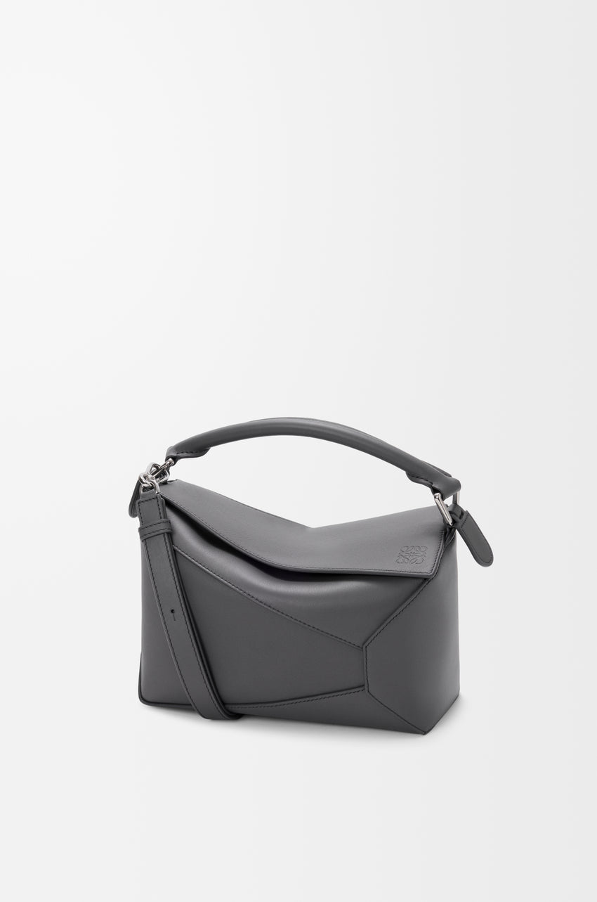 Small Puzzle Edge Bag - Slate