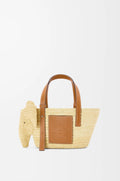Small Elephant Raffia Basket