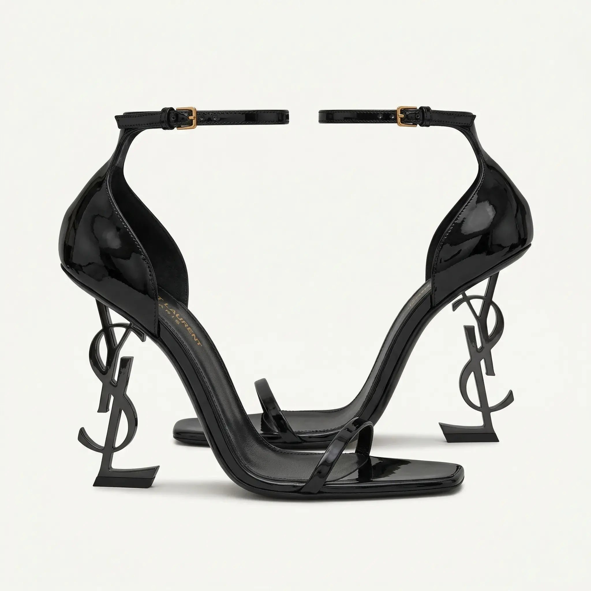 Pointed Heel Sandal – Black