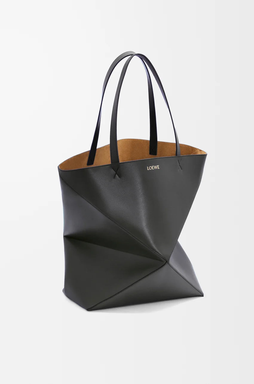XL Puzzle Fold Tote - Black