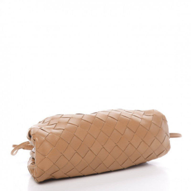 Intrecciato Leather Clutch Pouch