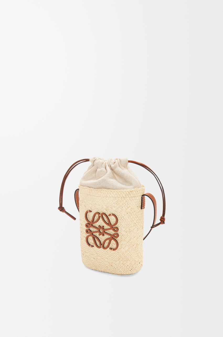Square Palm Pocket Bag - Natural/Tan
