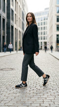 Classic Low Sneaker – Black & White
