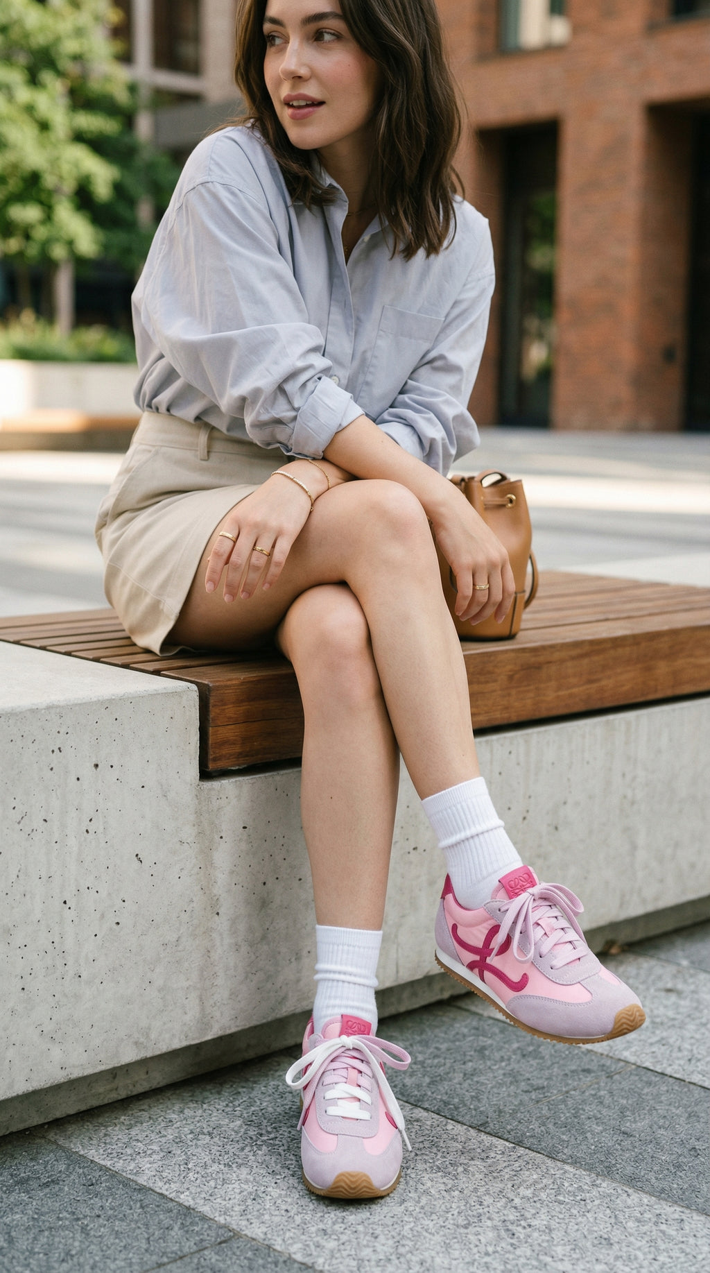 Classic Low Sneaker - Blush Pink