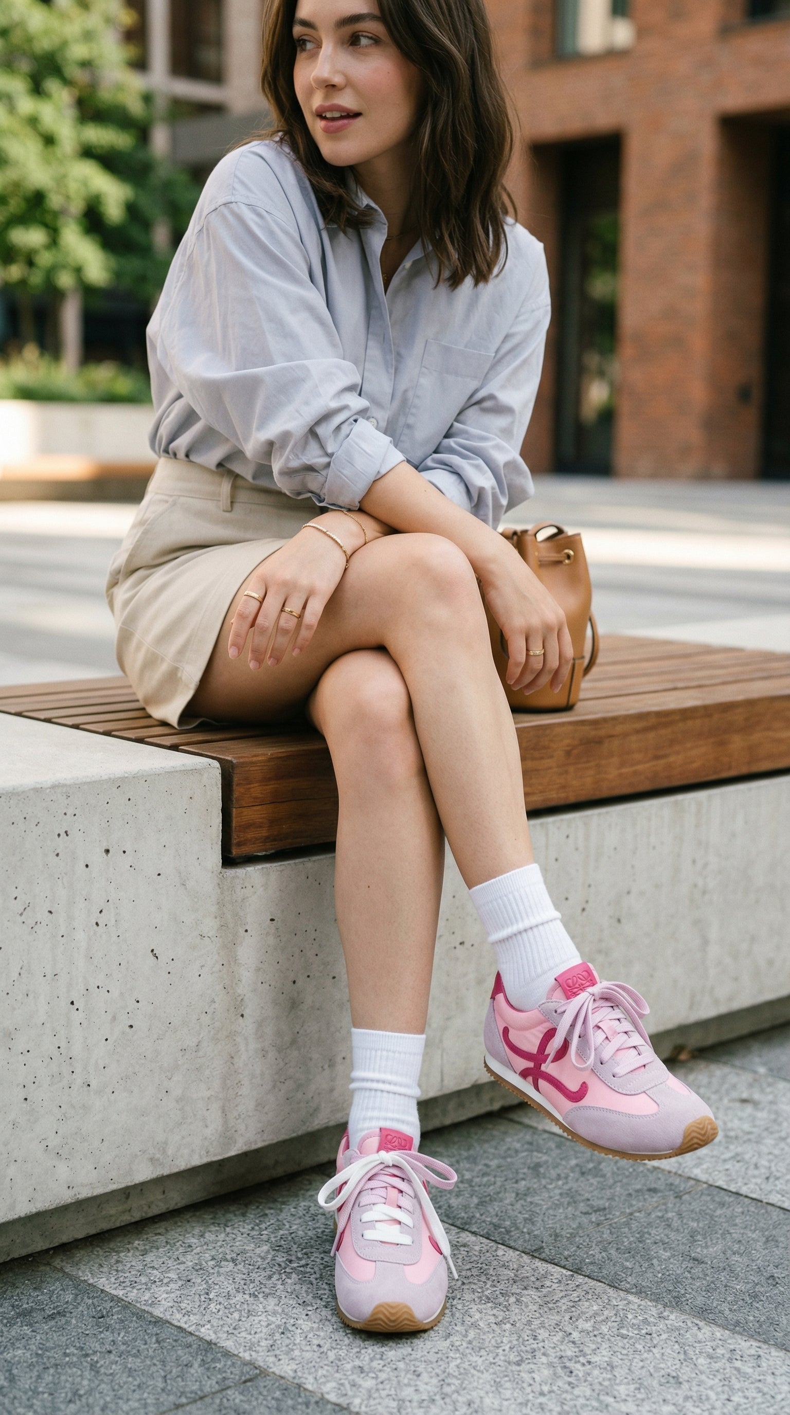 Classic Low Sneaker - Blush Pink