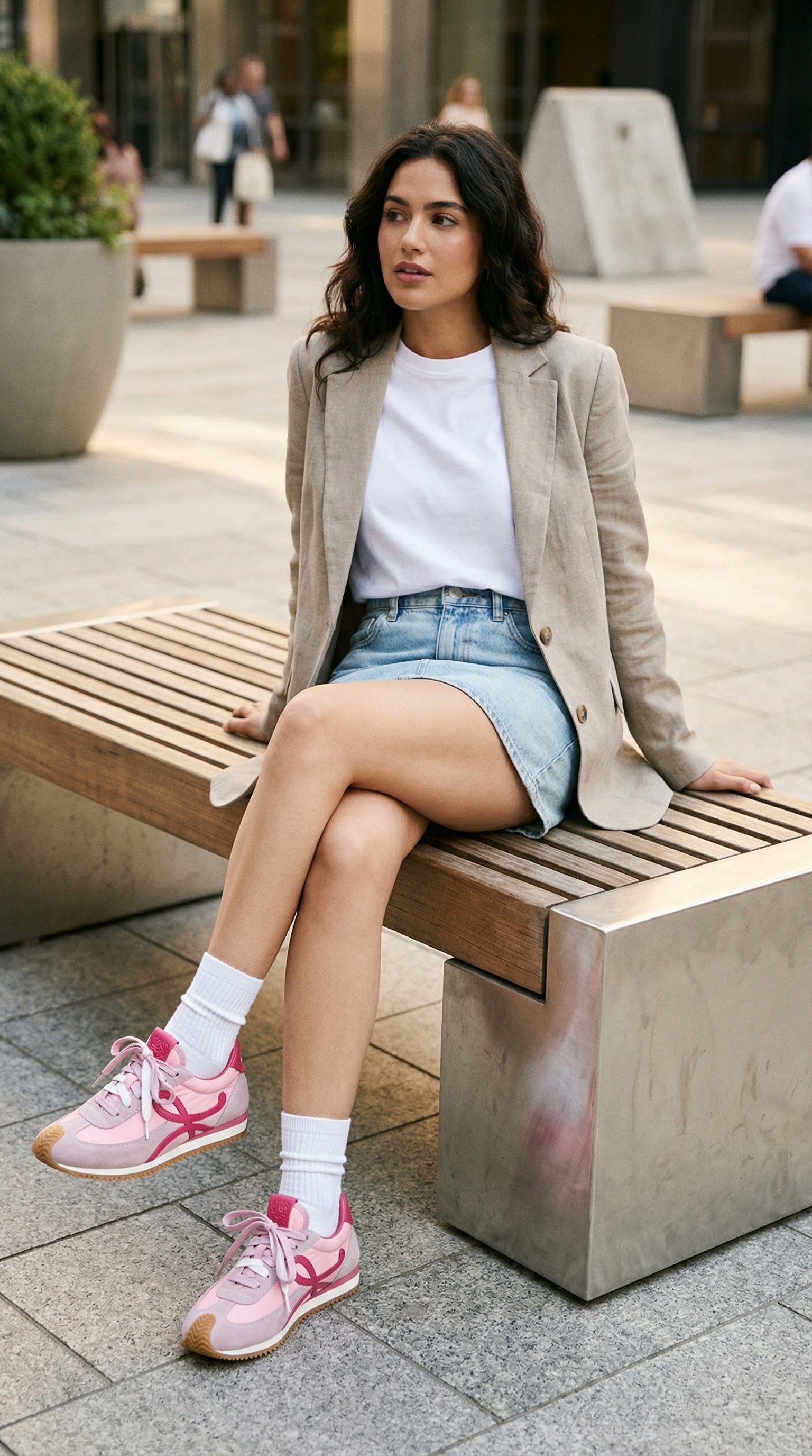 Classic Low Sneaker - Blush Pink