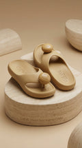 Platform Slide Sandal - Sandstone