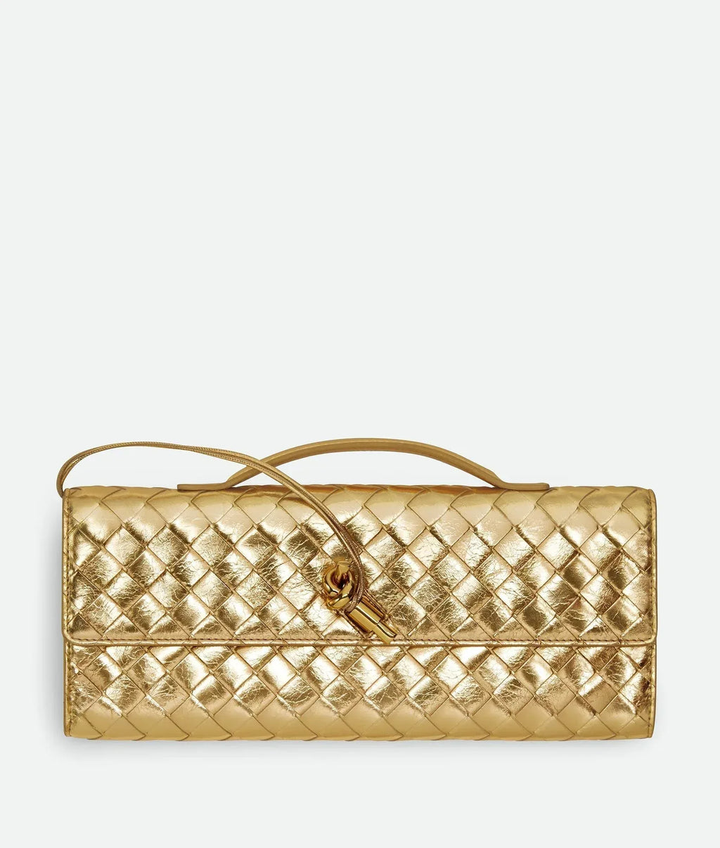 Andiamo Clutch Gold - EliteLux Outlet