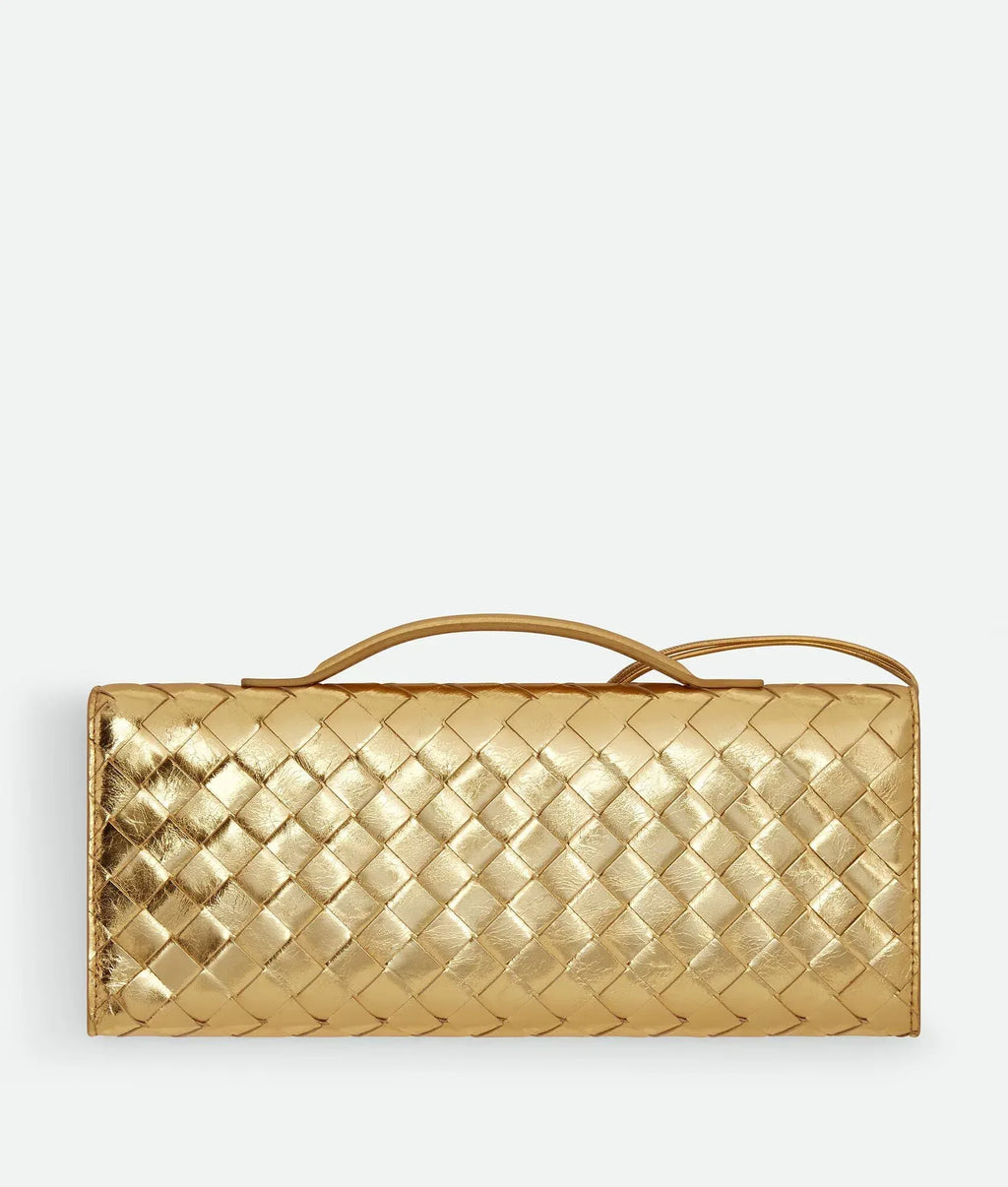 Andiamo Clutch Gold - EliteLux Outlet