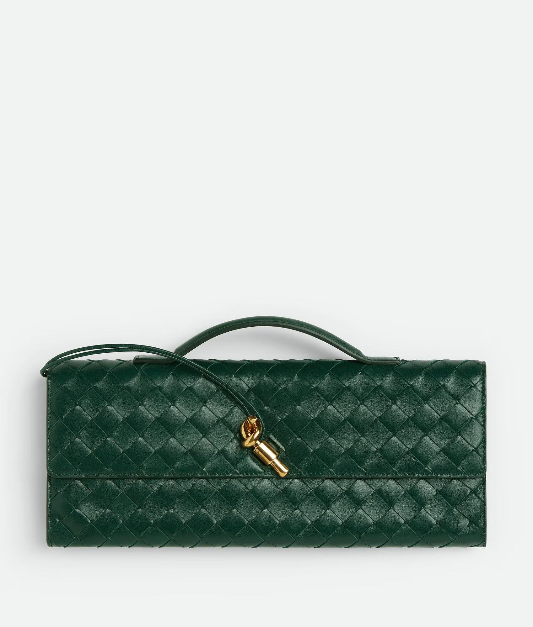 Andiamo Clutch Emerald green - EliteLux Outlet