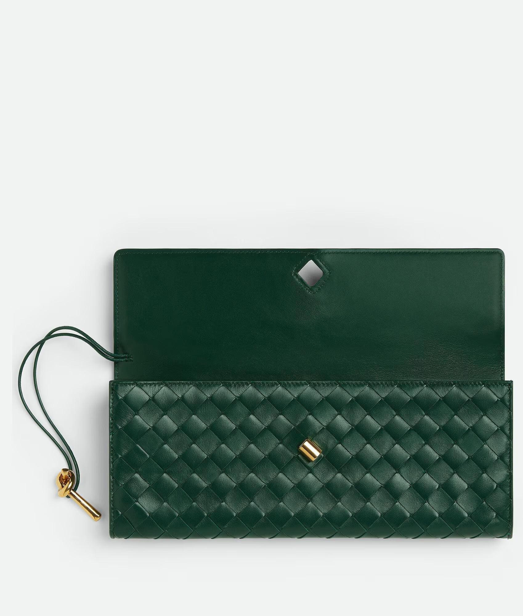 Andiamo Clutch Emerald green - EliteLux Outlet
