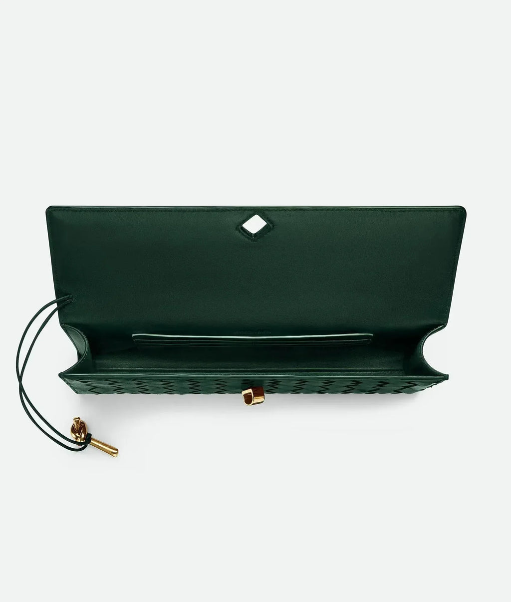 Andiamo Clutch Emerald green - EliteLux Outlet