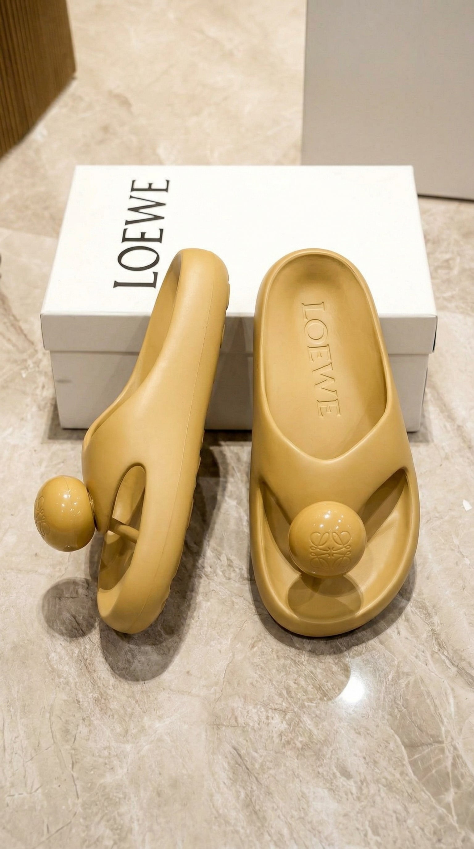 Platform Slide Sandal - Sandstone