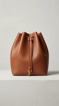 Smooth Leather Bucket Bag 37 – Cognac Smooth Leather (Gold Hardware)