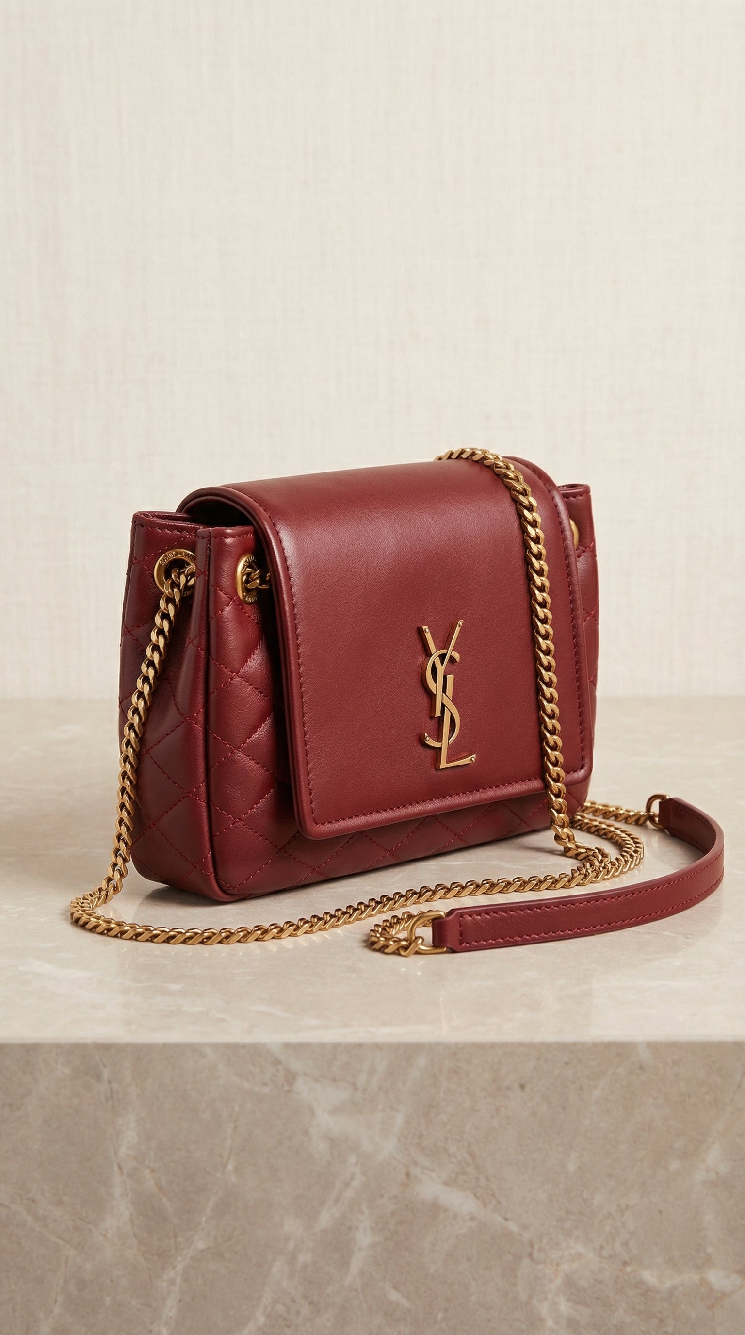Mini Chain Bag – Red