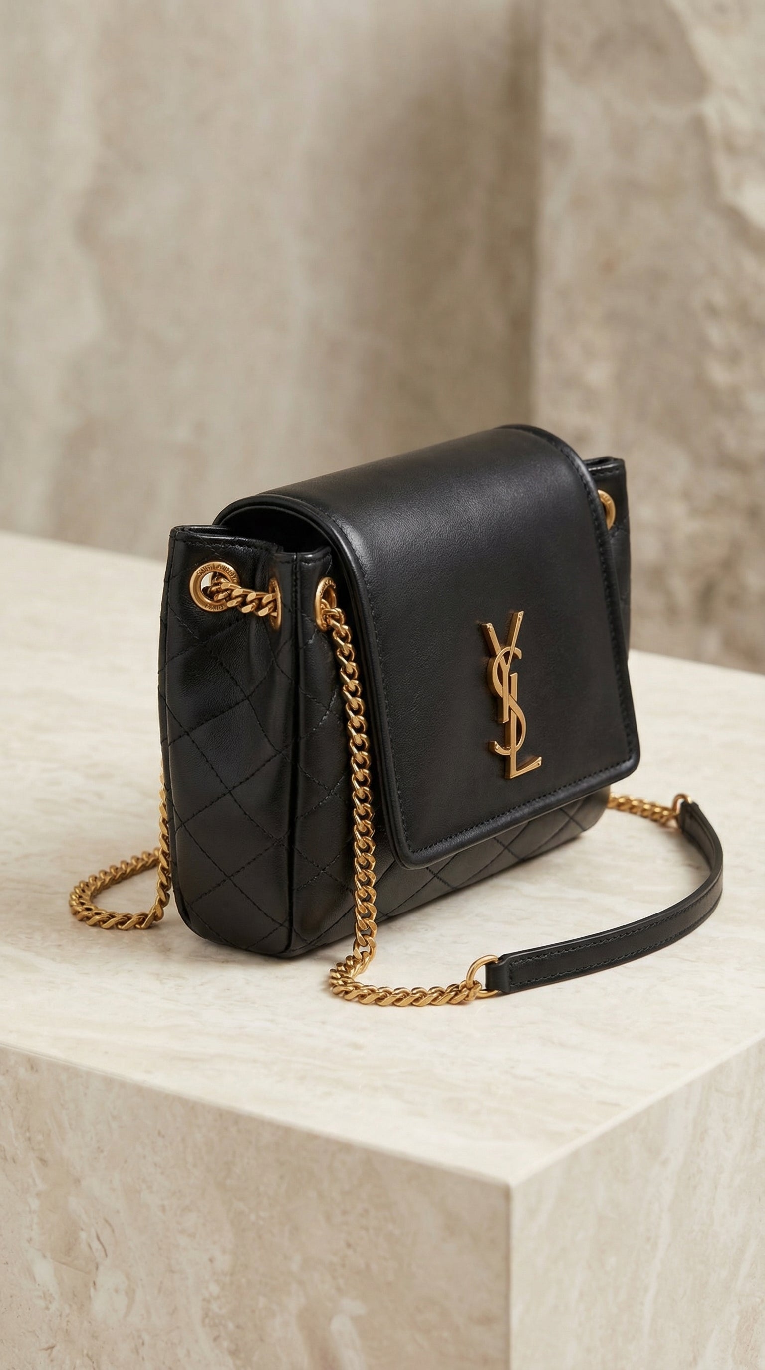 Mini Chain Bag – Black