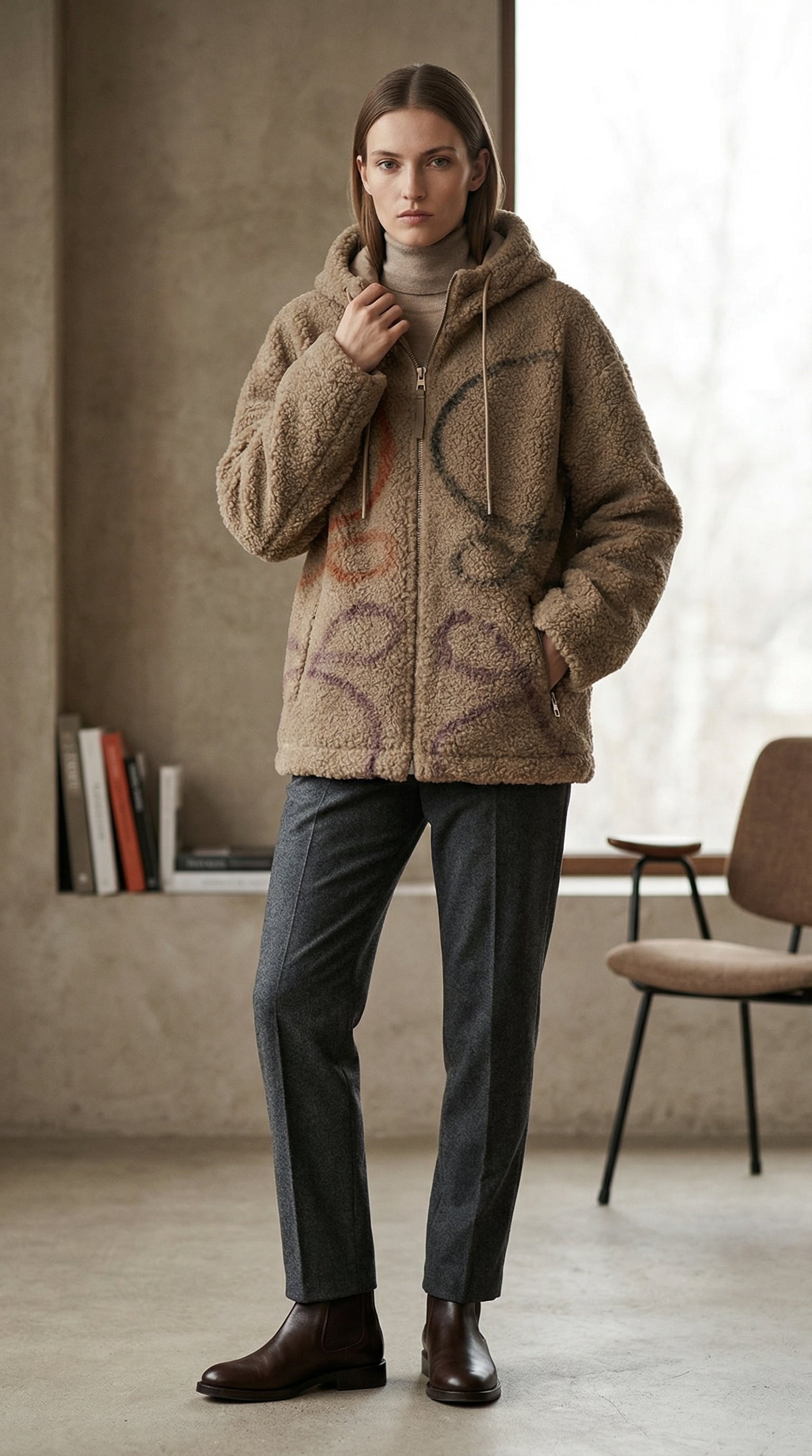 Reversible Hooded Jacket - Winter