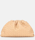 Intrecciato Leather Clutch Pouch