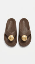 Foam Bubble Slides - Brown