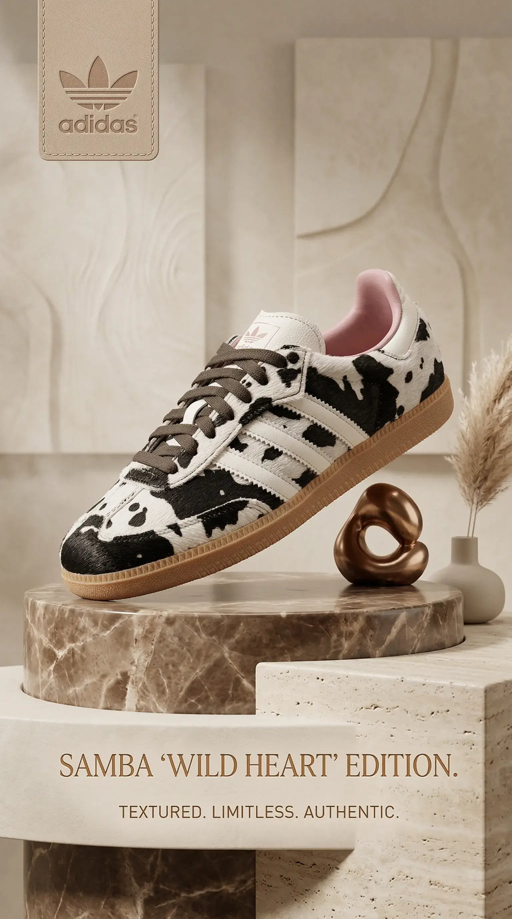 OG Retro Sneaker "Cow Print"