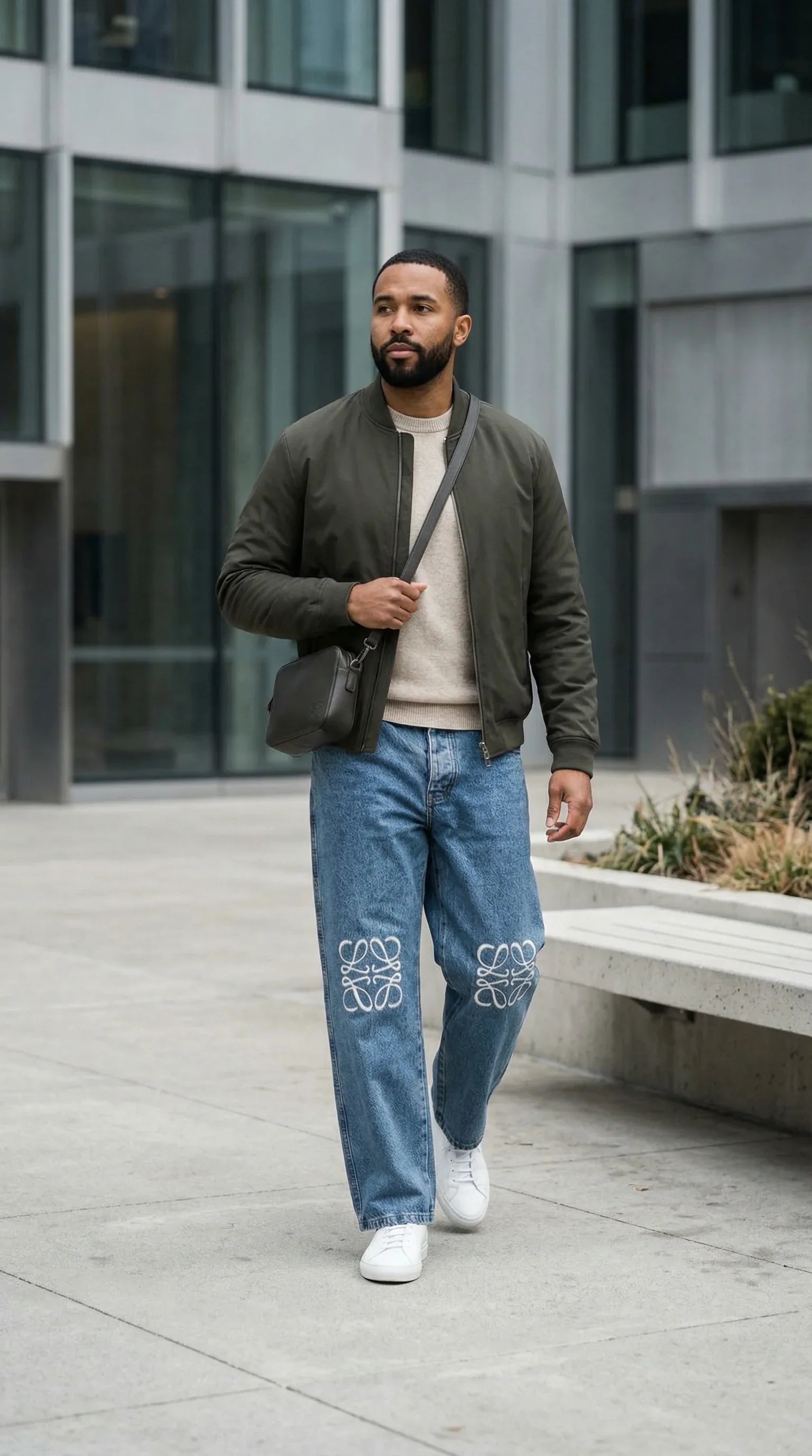 Anagram Laser Wide-Leg Denim 19 - EliteLux Outlet