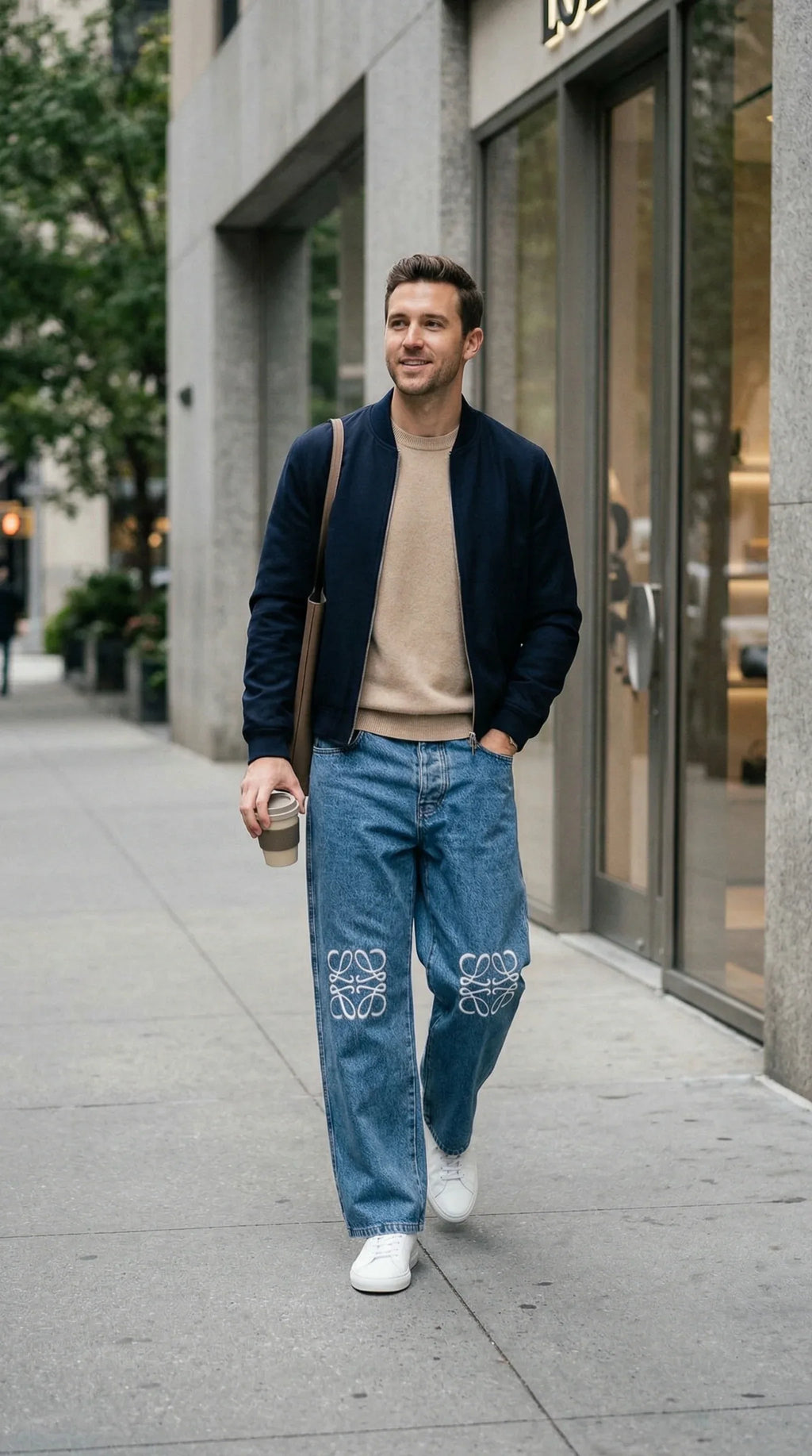 Anagram Laser Wide-Leg Denim 19 - EliteLux Outlet