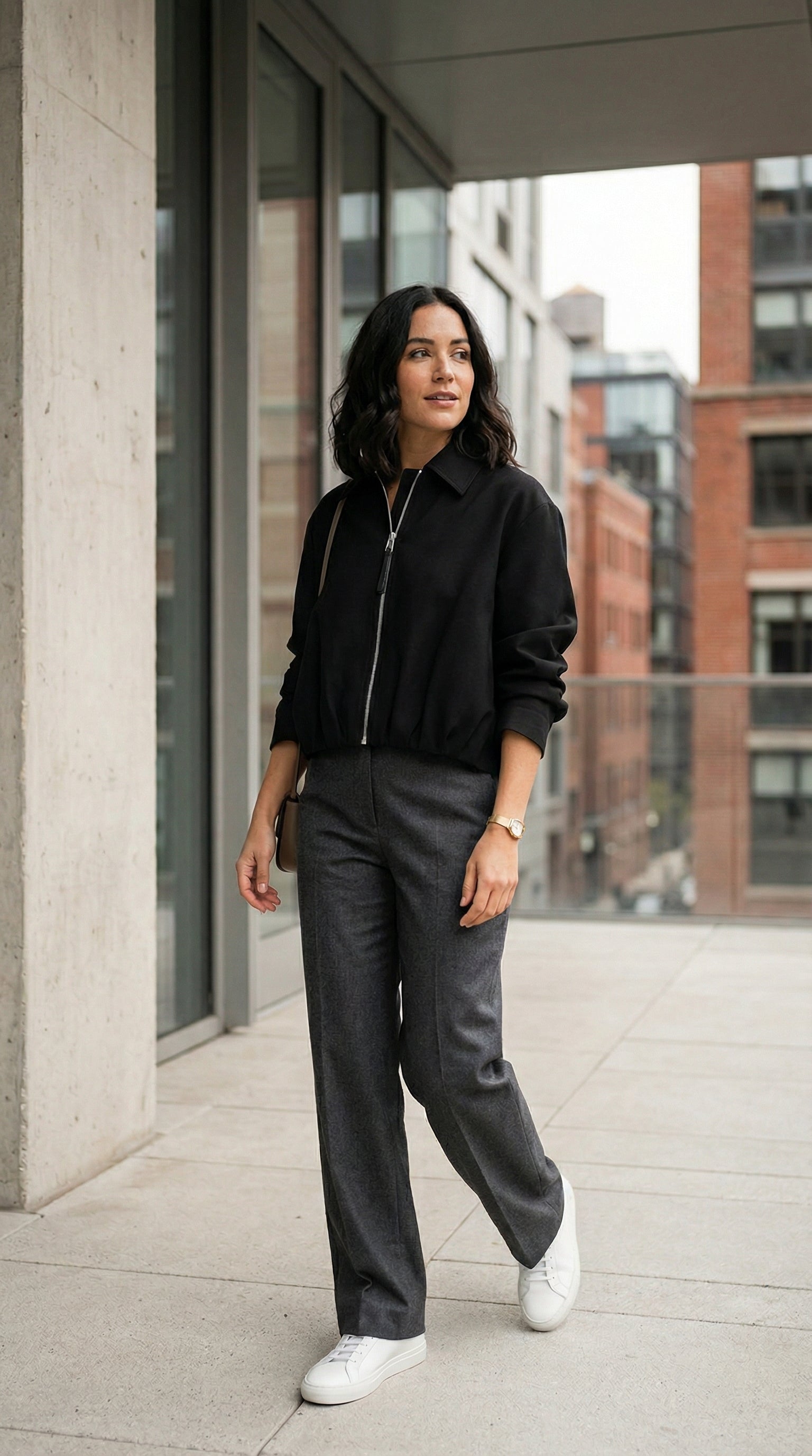 Sculpted Pleated Cropped Jacket