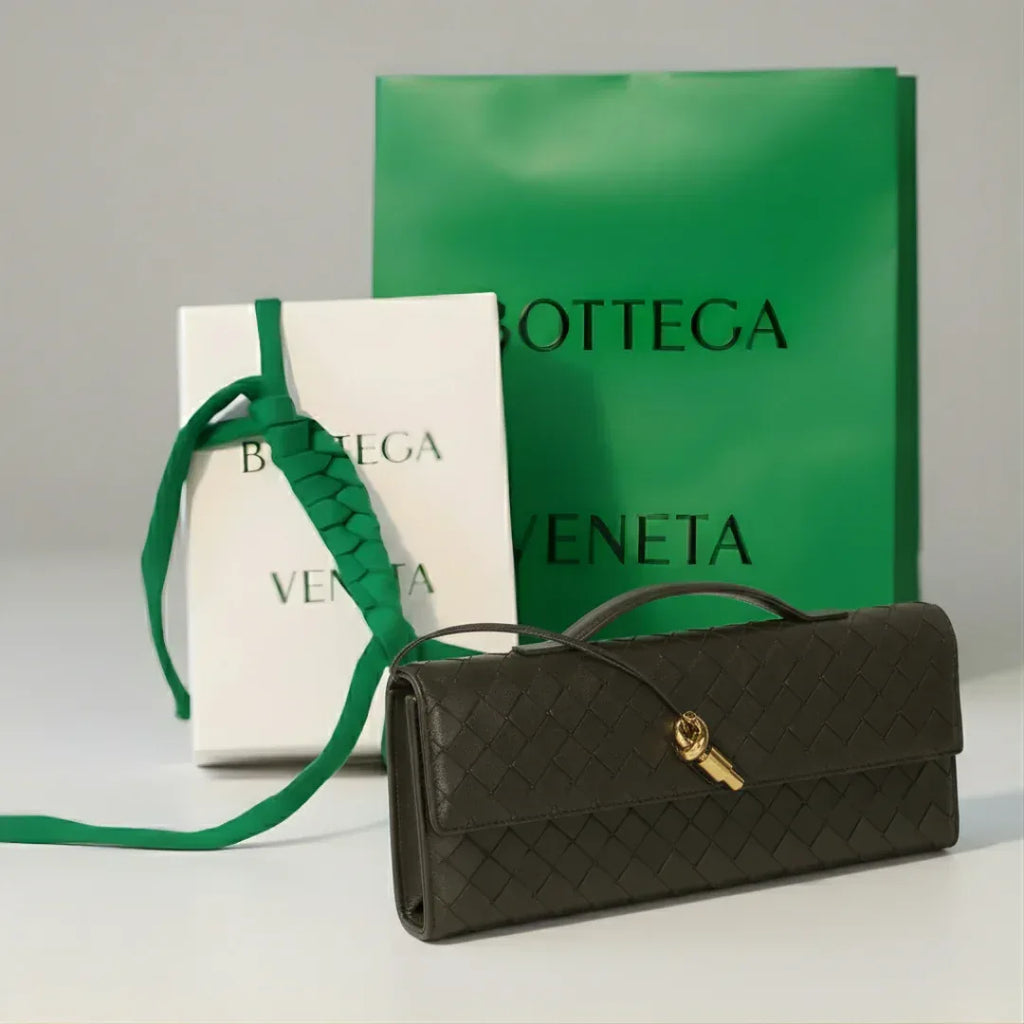 Andiamo Clutch Khaki - EliteLux Outlet