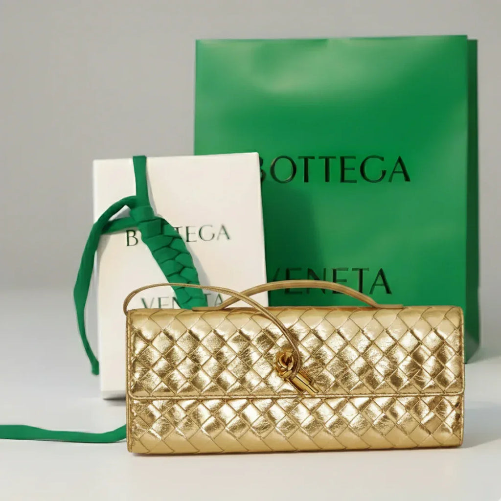 Andiamo Clutch Gold - EliteLux Outlet