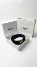 Reversible Smooth Leather Belt - Black