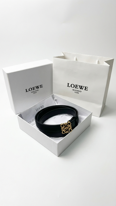 Reversible Smooth Leather Belt - Black