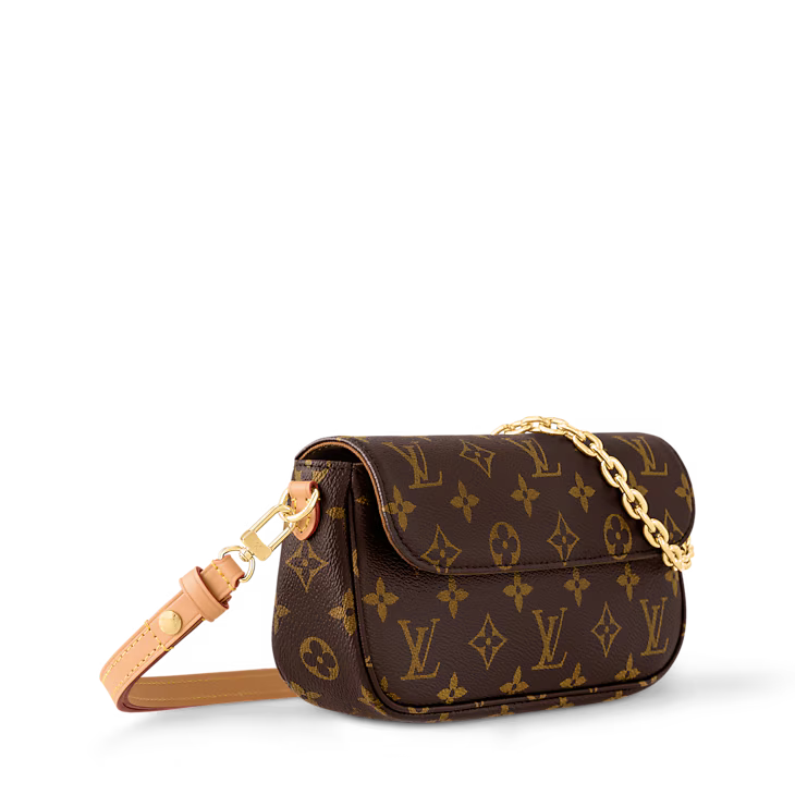 Chain Wallet On Strap Bag