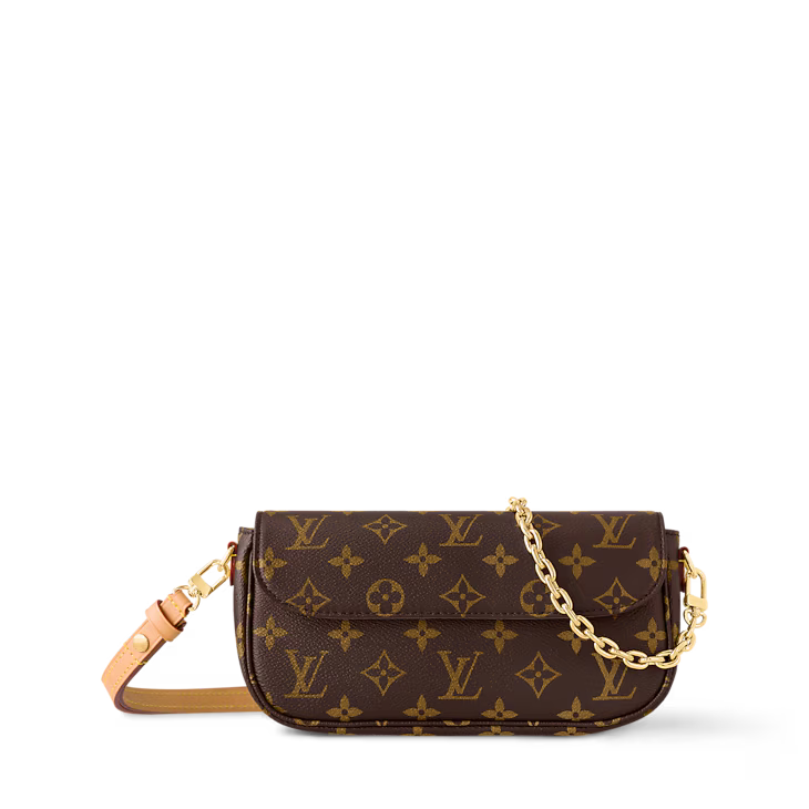 Chain Wallet On Strap Bag