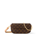 Chain Wallet On Strap Bag